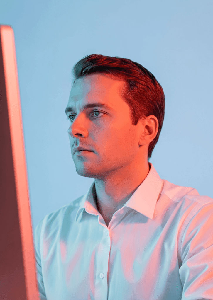 AgentLab user working with an AI agent